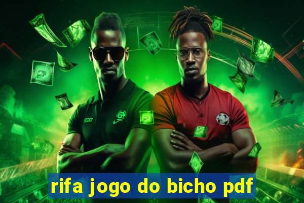 rifa jogo do bicho pdf